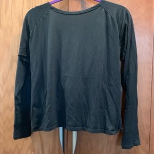 Black Cross Back Shirt